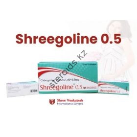 Каберголин Shree Venkatesh 10 таблеток по 0,5мг Индия