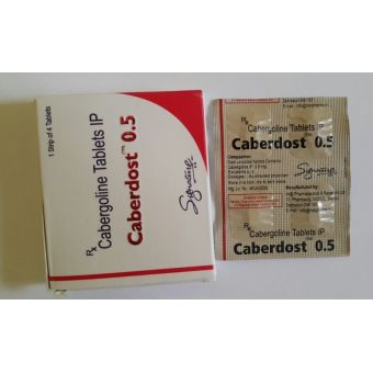 Каберголин (Агалатес, Берголак, Достинекс) 4 таблетки по 0,5мг Индия - Семей