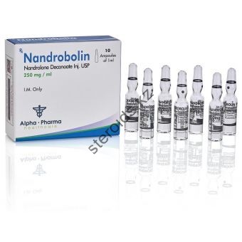 Nandrobolin (Дека, Нандролон деканоат) Alpha Pharma 10 ампул по 1мл (1амп 250 мг) - Семей