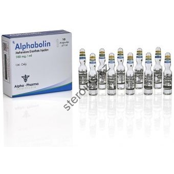 Alphabolin (Метенолон) Alpha Pharma 10 ампул по 1мл (1амп 100 мг) - Семей