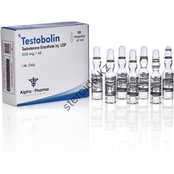 Testobolin (Тестостерон энантат) Alpha Pharma 10 ампул по 1мл (1амп 250 мг) - Семей