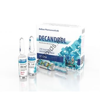 Nandrolone Decanoate (Дека, Нандролон Деканоат) Balkan 10 ампул по 1мл (1амп 200 мг) - Семей