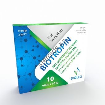 Гормон роста Biolex Biotropin 10 флаконов по 10 ед (100 ед) - Семей