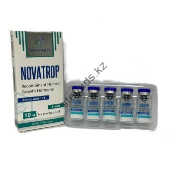 Гормон роста Novatrop Novagen 5 флаконов по 10 ед (50 ед) - Семей