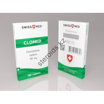 Кломид Swiss Med Clomed 100 таблеток (1 таб 50 мг) - Семей